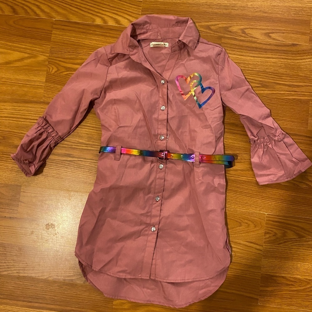 One Step Uo Shirt Dress Small (7/8) (HG)